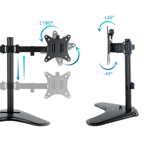 Brazo para monitor TOOQ DB1702TN-B vista 2