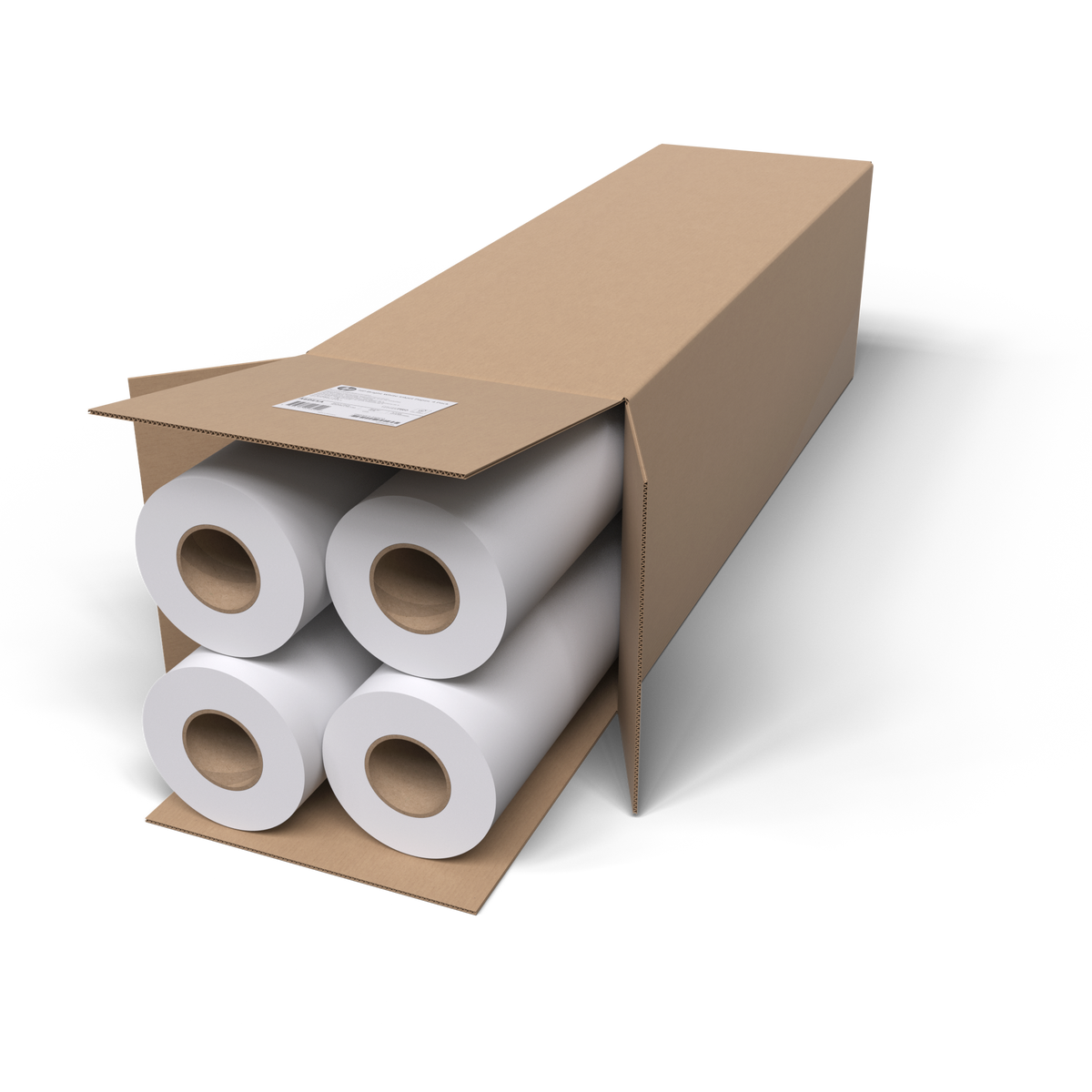 HP Pack 4 Rollos de Papel para Plotter 80g 24" (A1 – 610mm x 45,7m) imagen 1