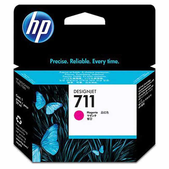 Tinta HP 711 CZ135A Magenta Pack 3 cartuchos