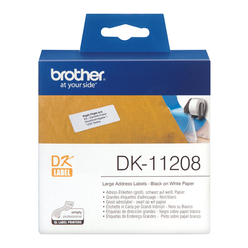 Brother DK-11208 Etiquetas adhesivas Dirección 38mm imagen 1