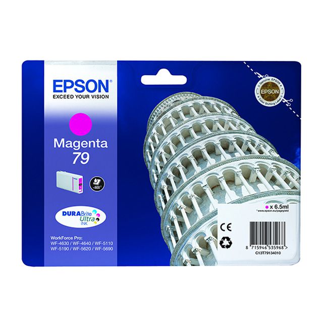 Tinta Magenta Epson Torre de Pisa Epson 79
