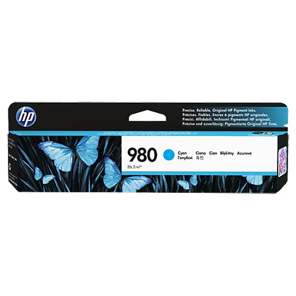 Tinta HP 980 D8J07A Cian Original