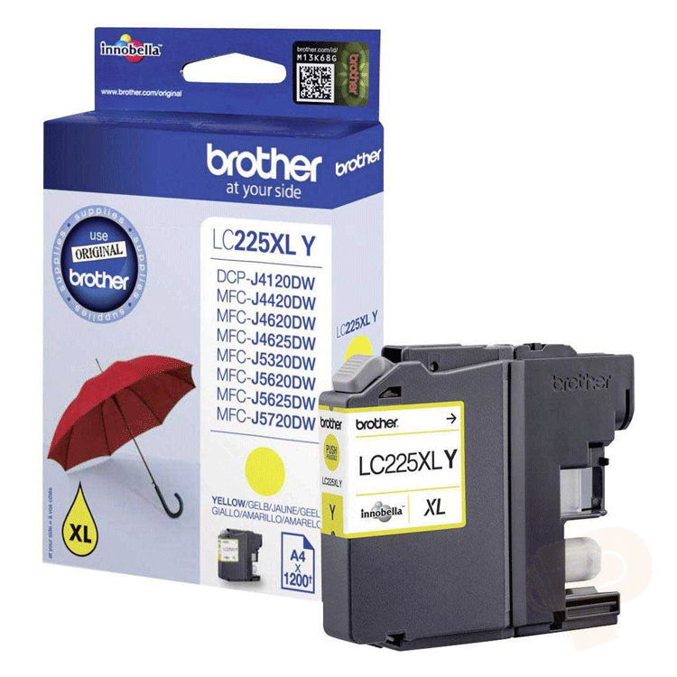 Brother LC225XLY Amarillo