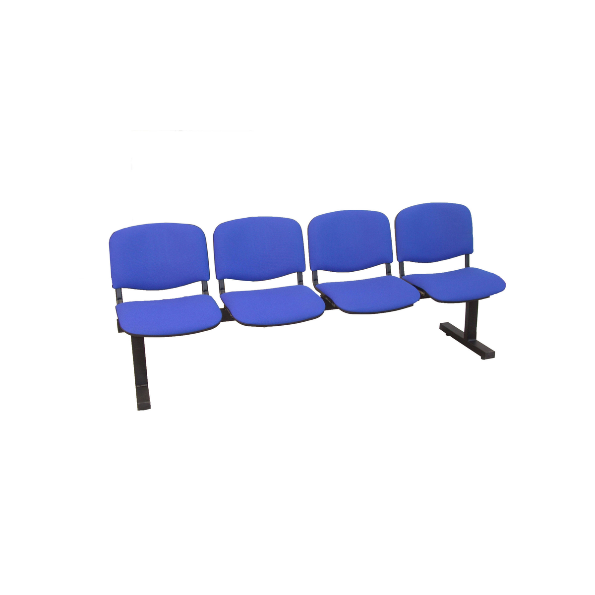 Bancada para sala de espera Piqueras y Crespo Bancada Iso Aran - 4 plazas - Azul