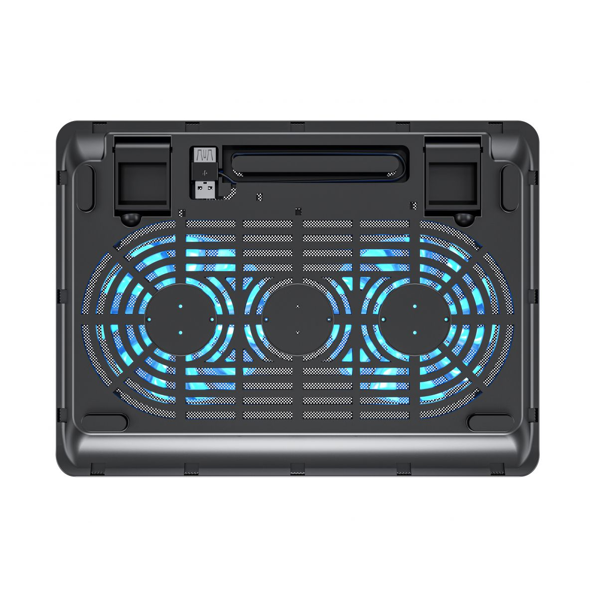 Base refrigeradora Conceptronic CNBCOOLPAD2F 15,6" Negro
