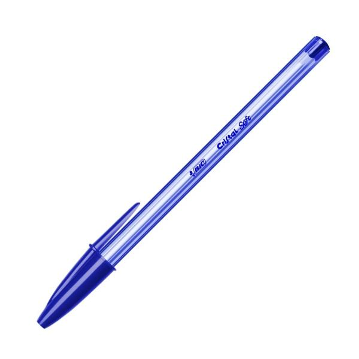 Bolígrafo BIC Cristal Soft - Punta 1,2 Mm - Color Azul