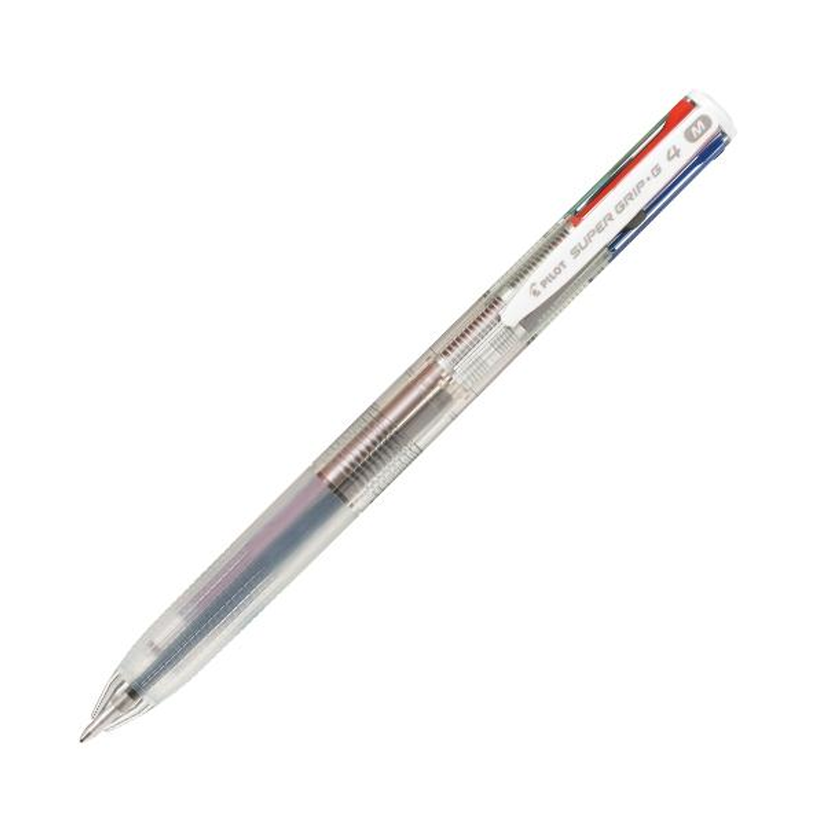 Bolígrafo Pilot 4 Colores Supergrip Trazo 0,4mm Transparente