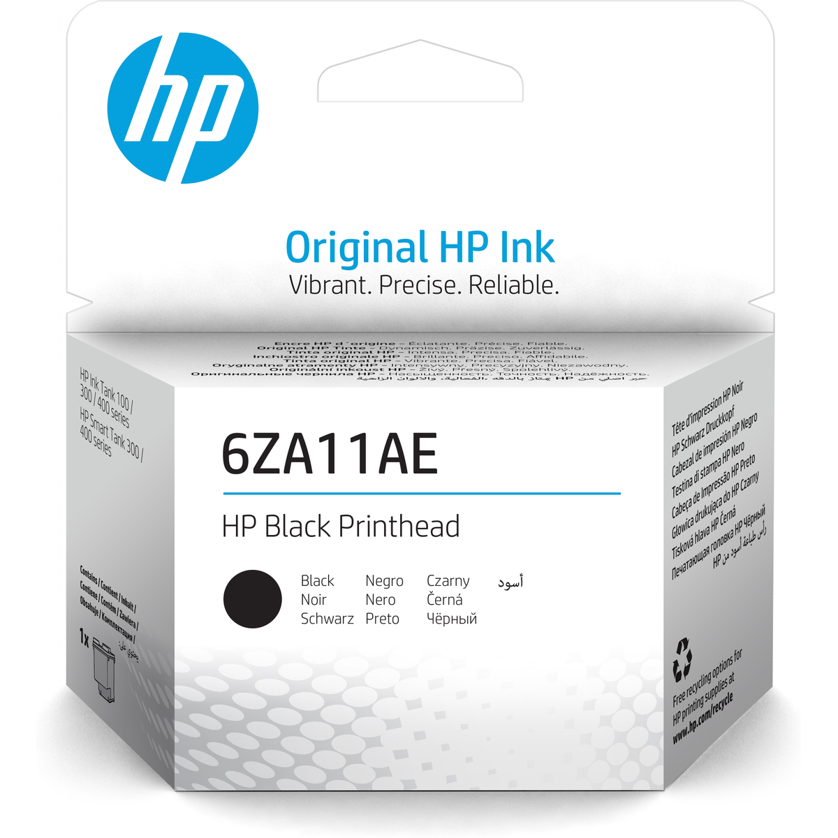 Cabezal de impresión HP 6ZA11AE Original Negro