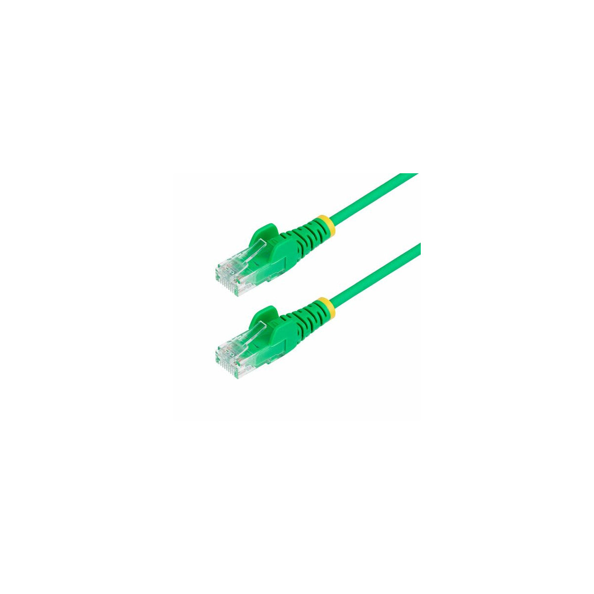 Cable Ethernet Cat6 RJ45 StarTech 2,5 m verde; conectores RJ45 macho en ambos extremos