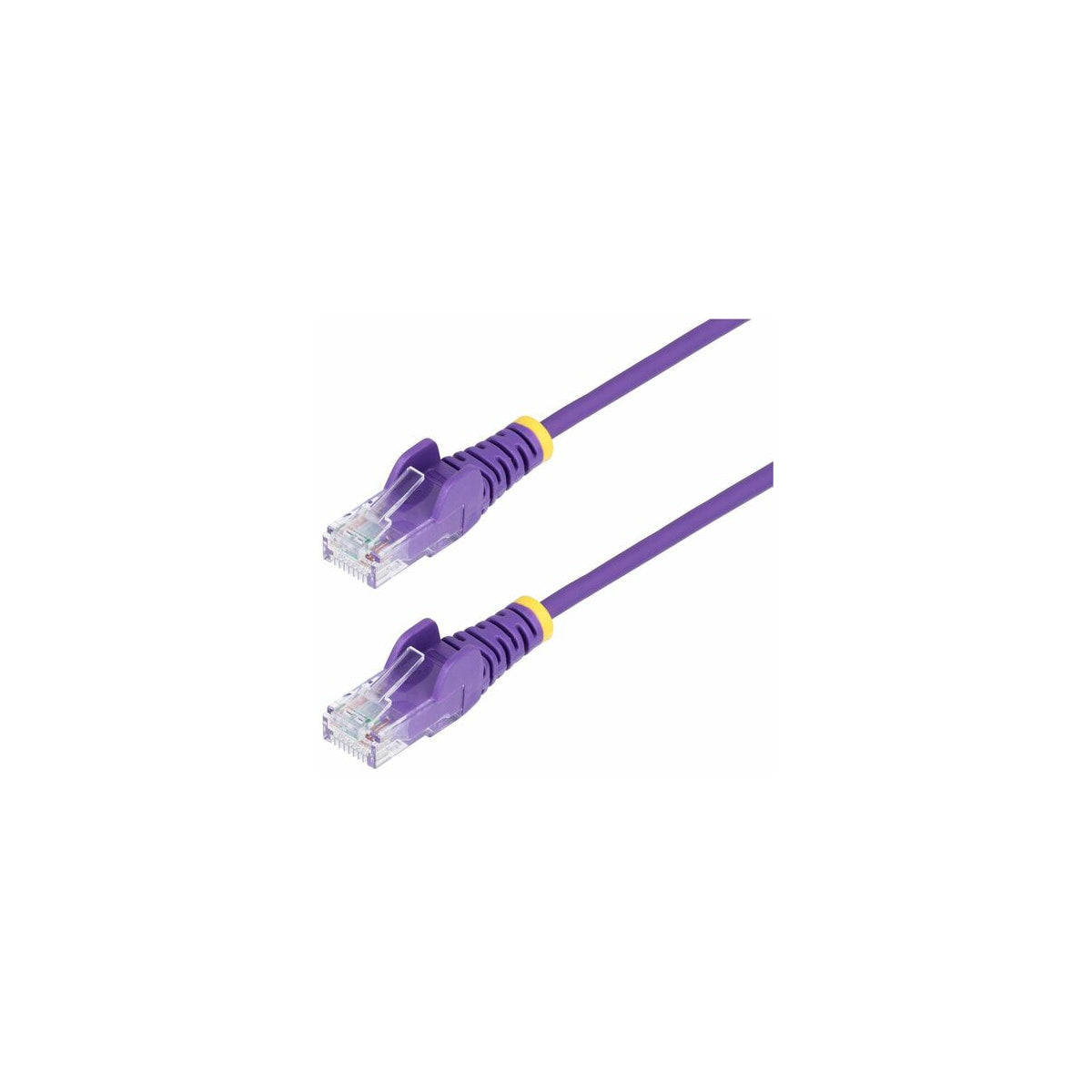 Cable Ethernet Cat6 RJ45 StarTech 2 m violeta; conectores RJ45 macho en ambos extremos
