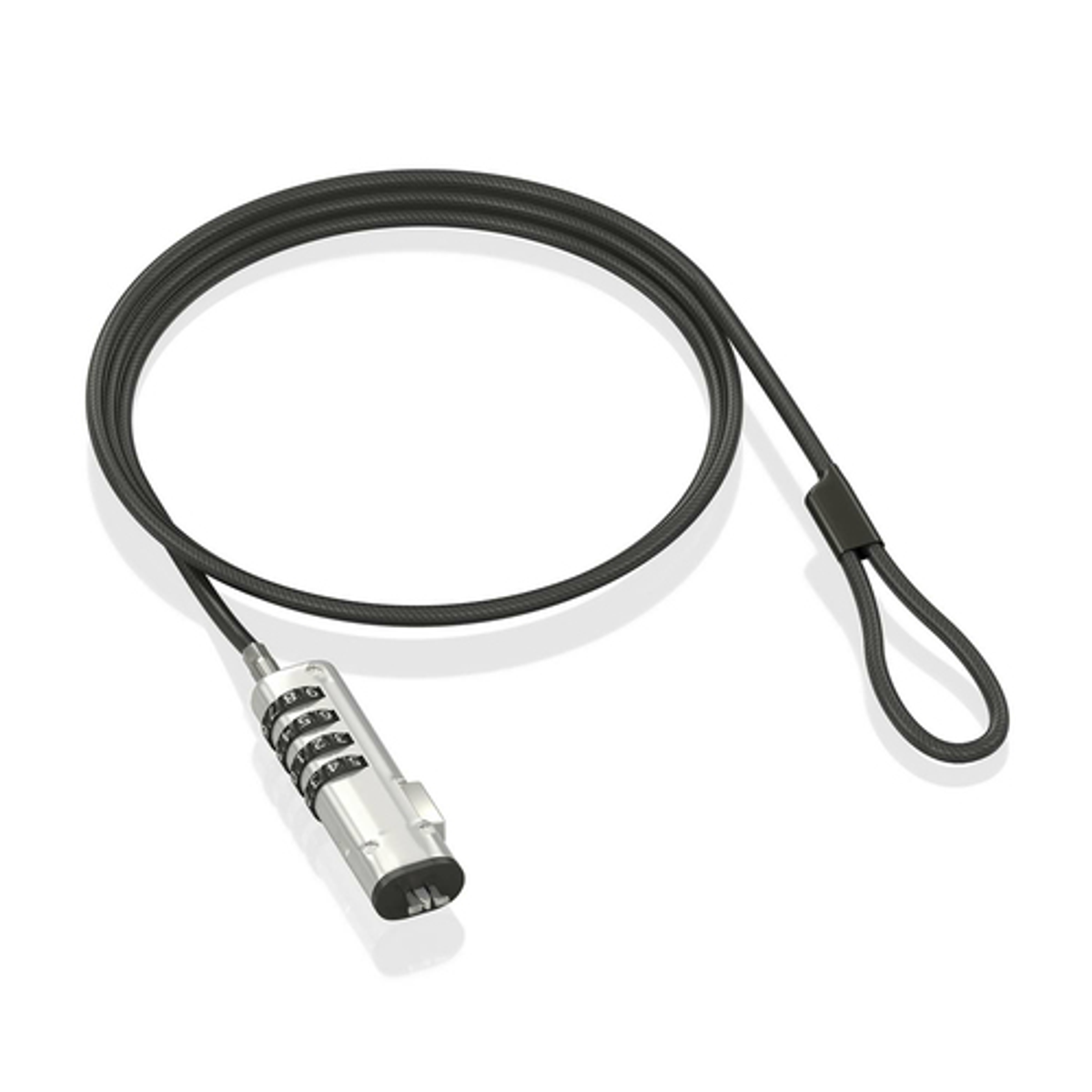 Cable de seguridad AISENS ASLK-D50N05-BK Negro - vista 3