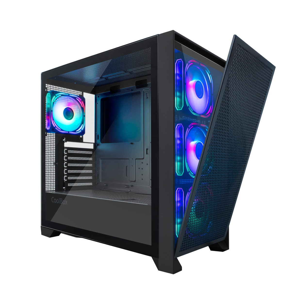 Caja para PC CoolBox ATX para PC GE200 Dualview