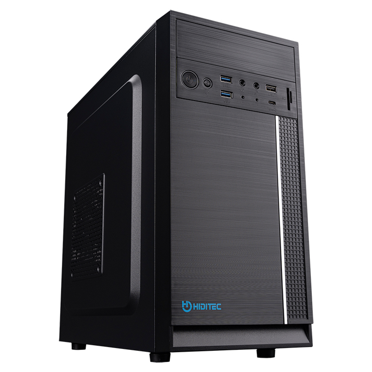 Caja para PC Hiditec Micro ATX Q5 Pro USB 3.1 Type-c + PSU CHA010061
