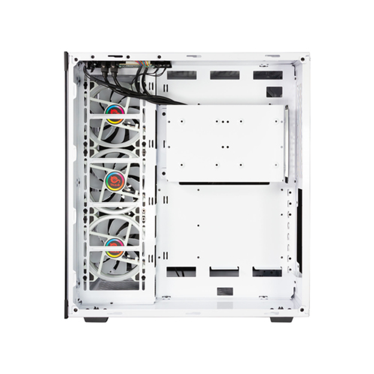 Caja para PC Talius ATX gaming Cronos Frost Blanca RGB cristal - vista 8