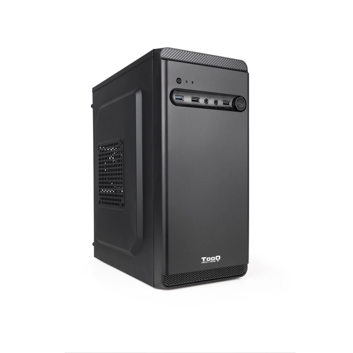 Caja para PC TooQ Minitorre MATX TQC-4702U3C-B 1xUSB3.0