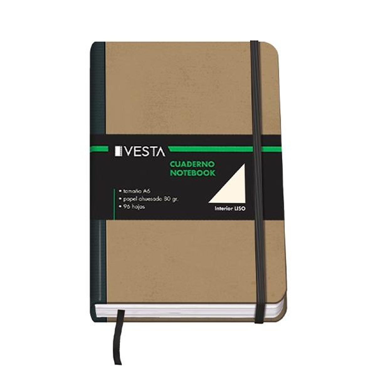 Cuaderno Dohe Vesta Nature Tapa Cartone Liso A6