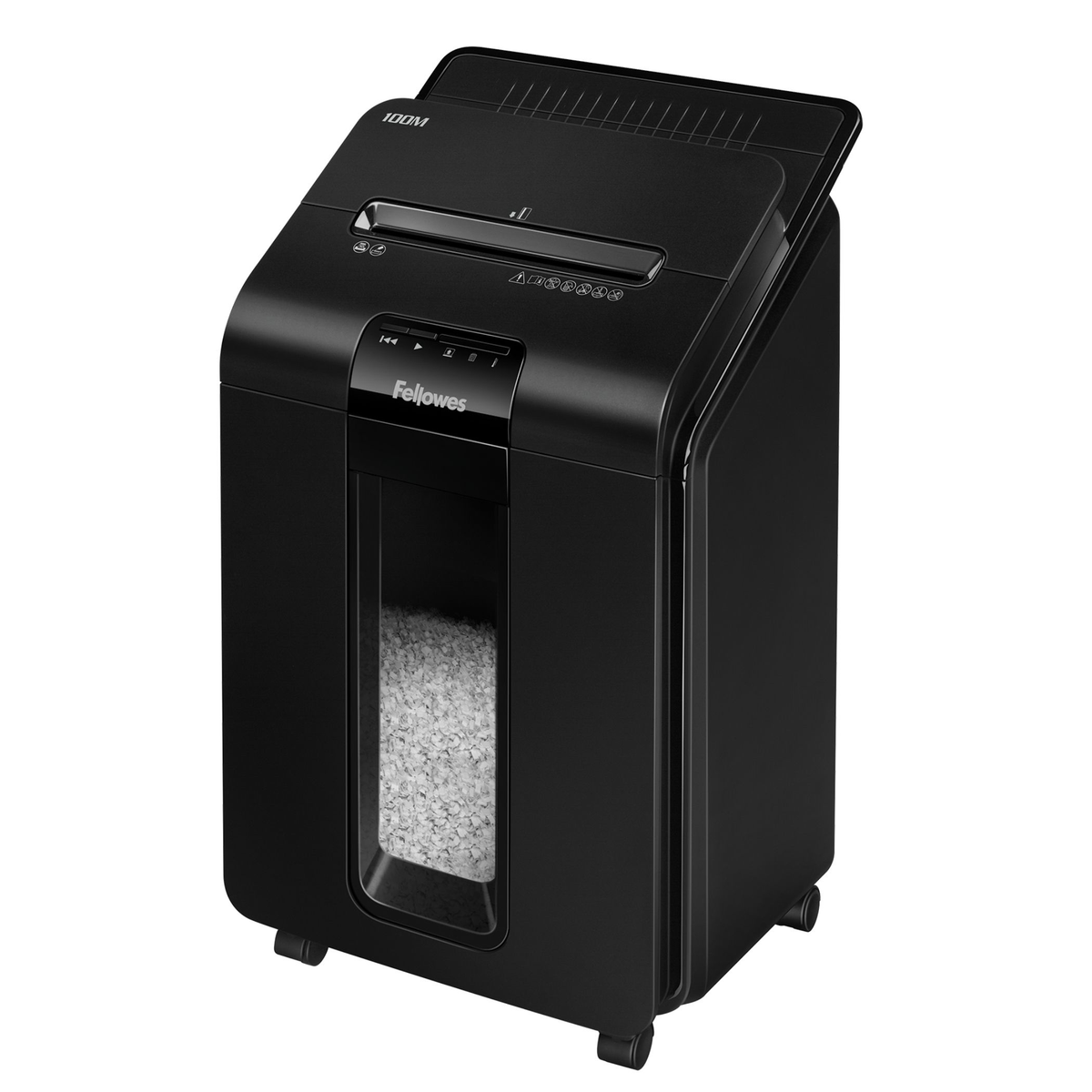 Destructora Fellowes Automax 100M/ Microcorte de 4 X 10mm/ Negra