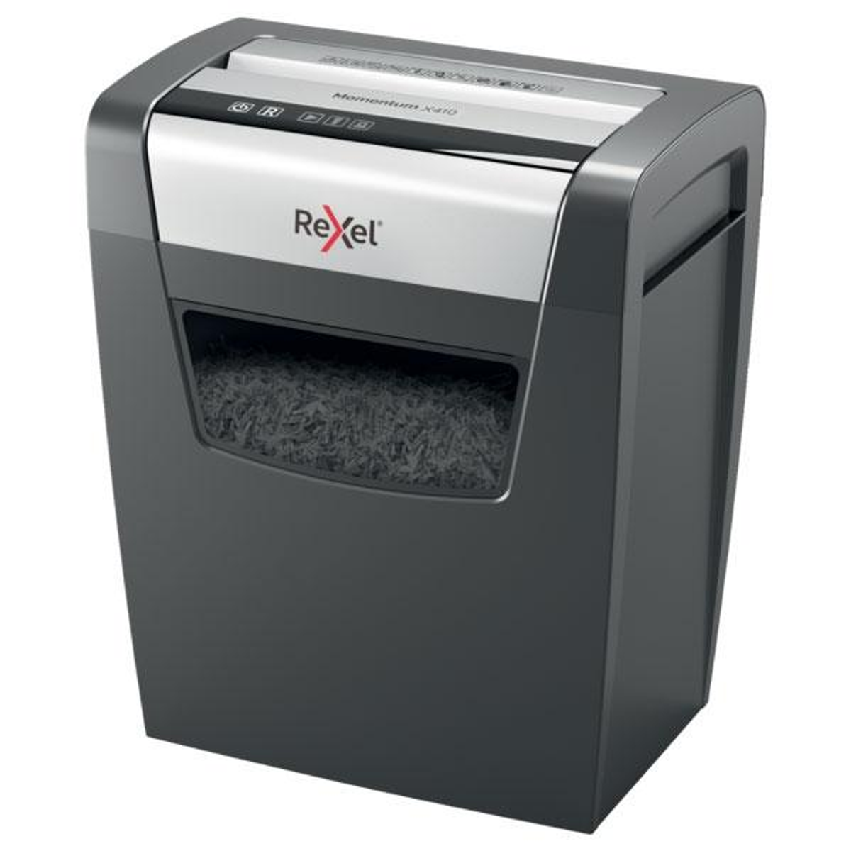 Destructora Rexel Momentum X410 Negro/plata