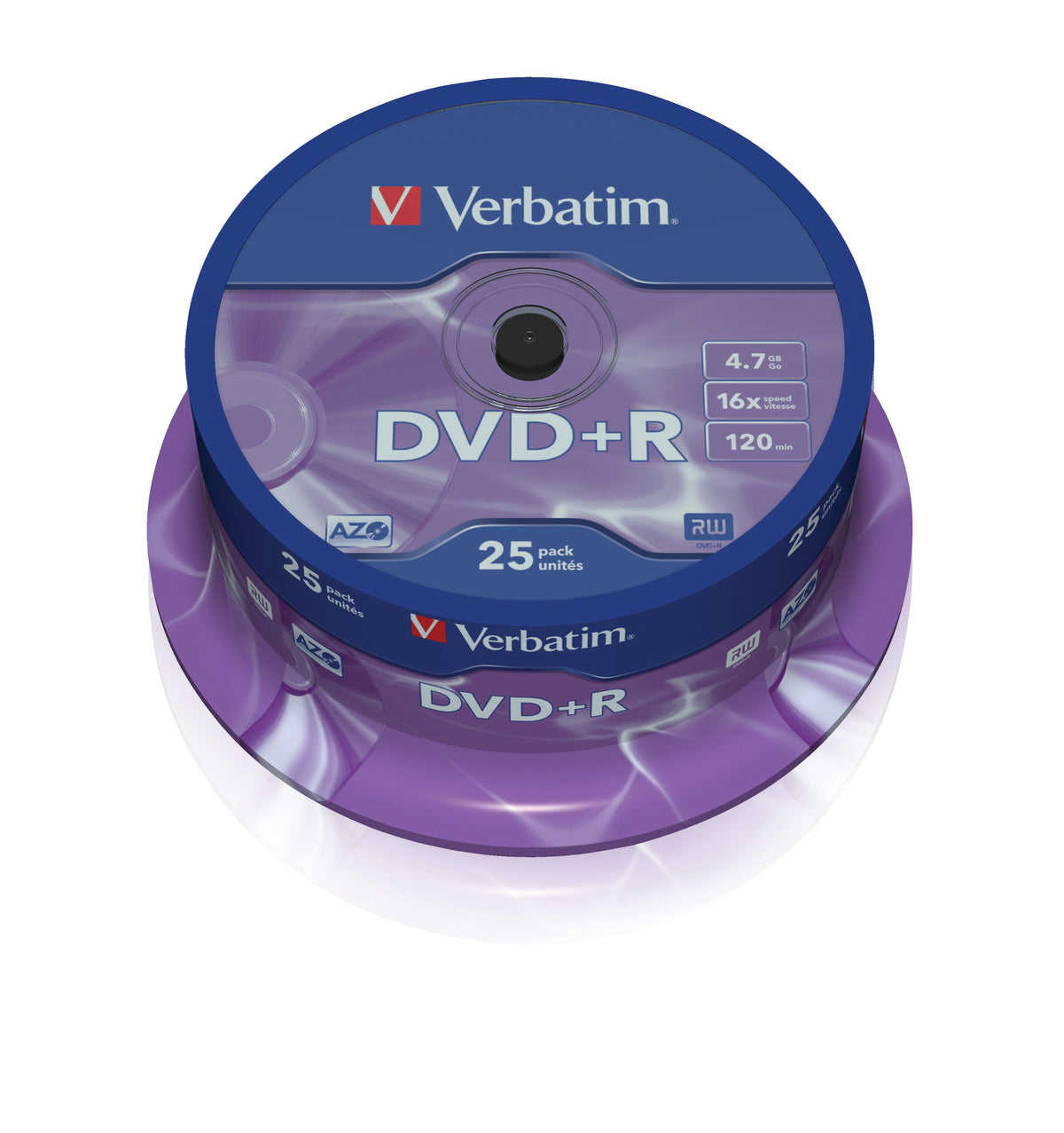 DVD+R Verbatim 43500 4,7GB 16x, 25 unidades