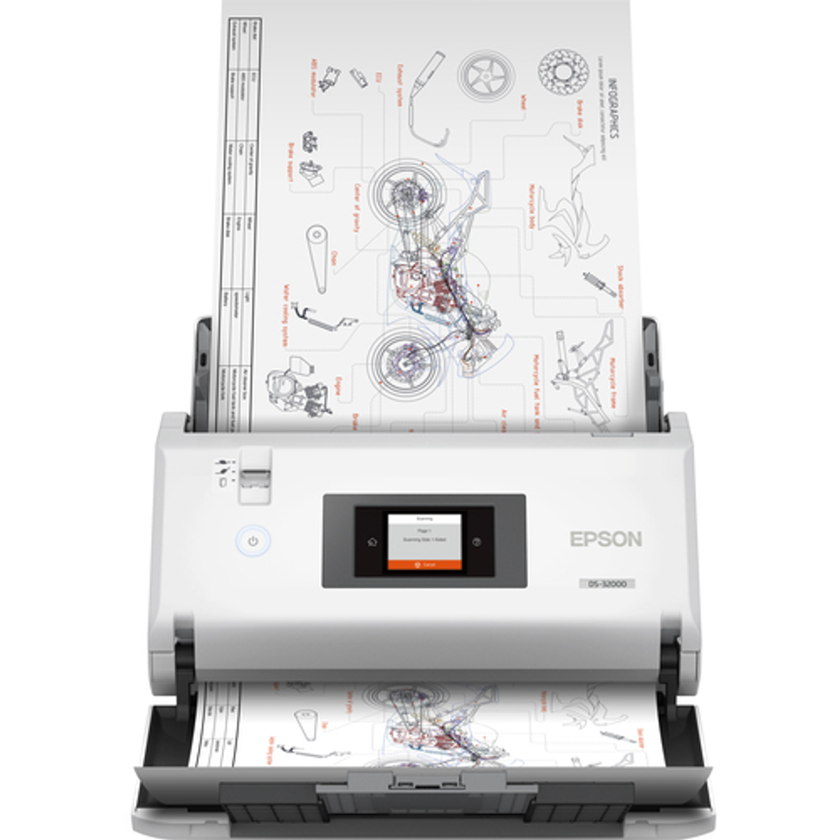 Escáner documental Epson WorkForce DS-32000 A3 - vista 2