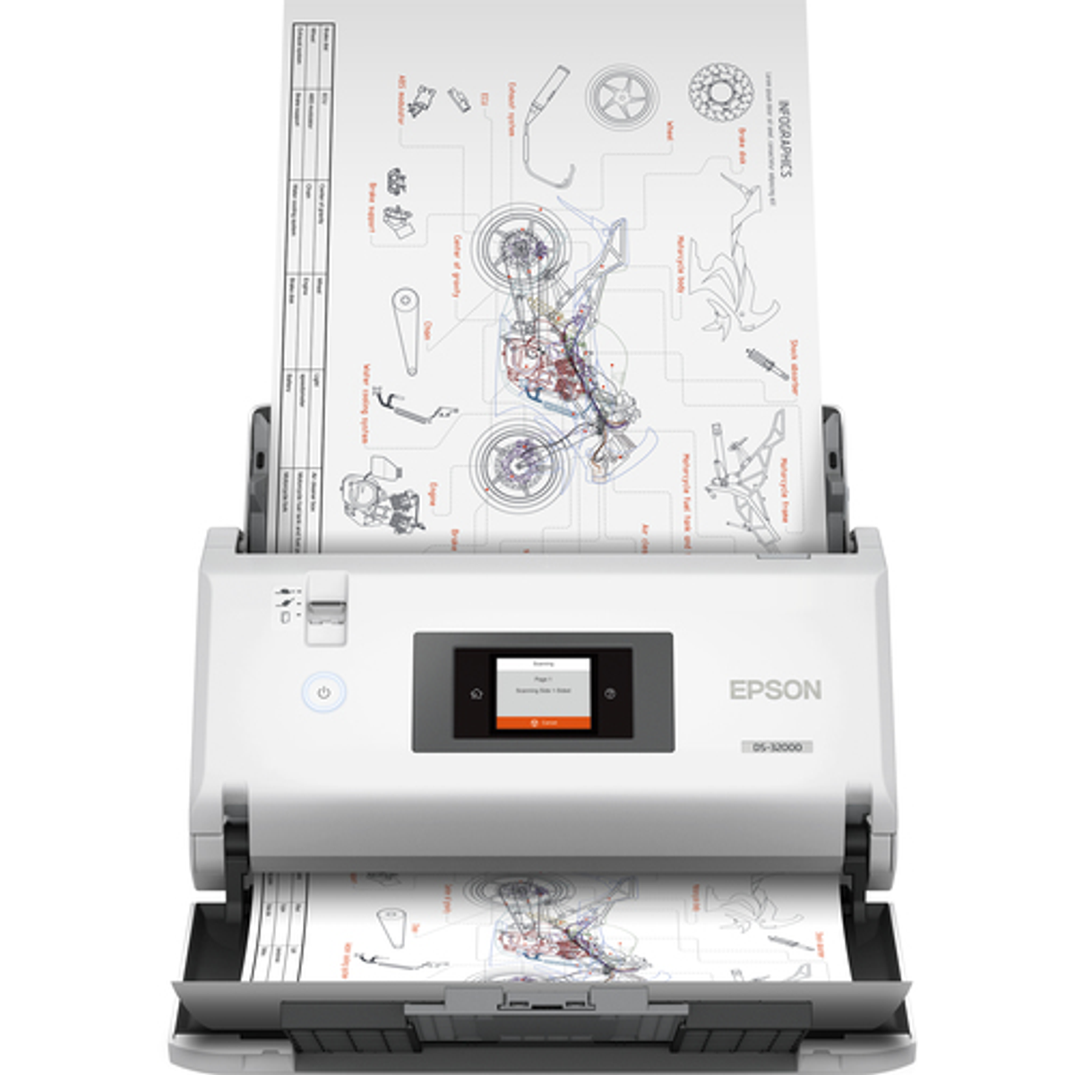 Escáner documental Epson WorkForce DS-32000 A3 - vista 3