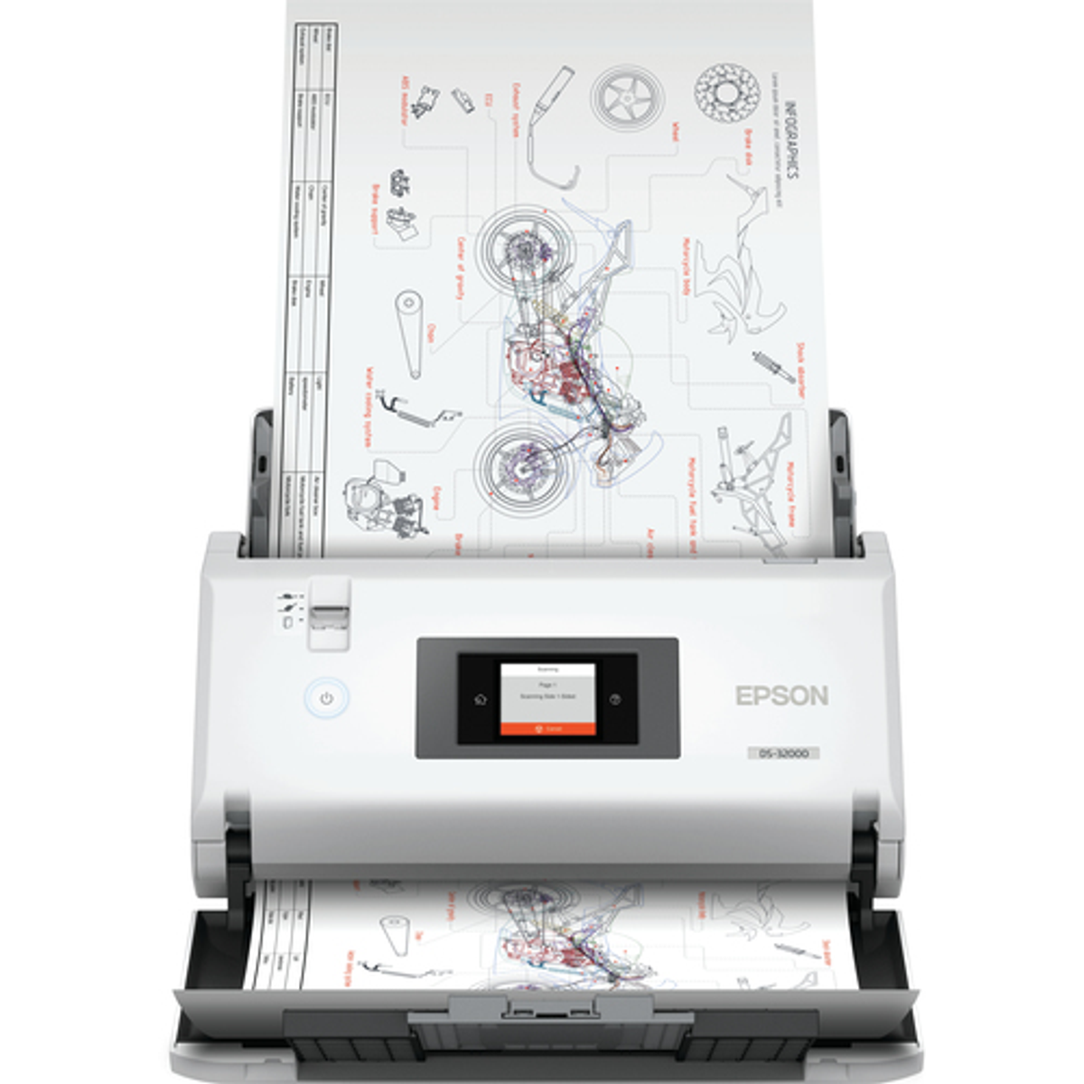 Escáner documental Epson WorkForce DS-32000 A3 - vista 5
