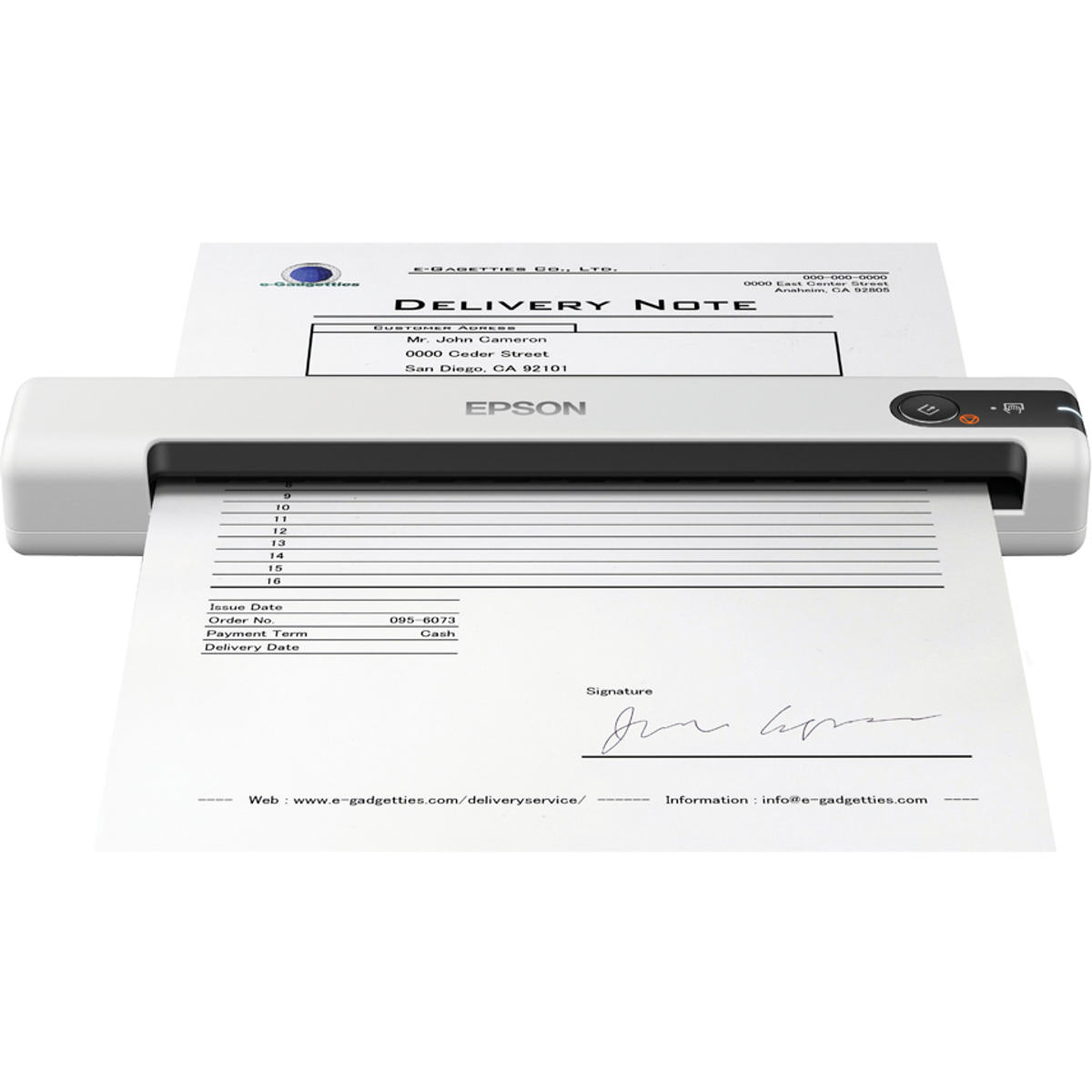 Escáner portátil Epson WorkForce DS-70