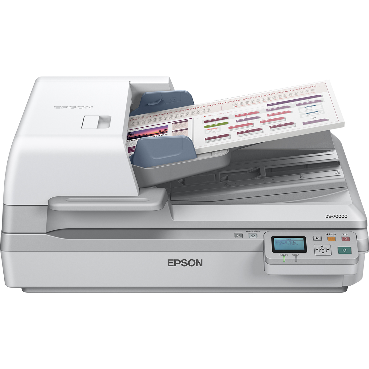 Escáner documental Epson WorkForce DS-70000N A3