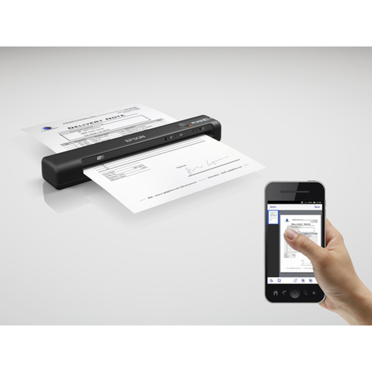 Escáner portátil Epson WorkForce ES-60W - vista 2