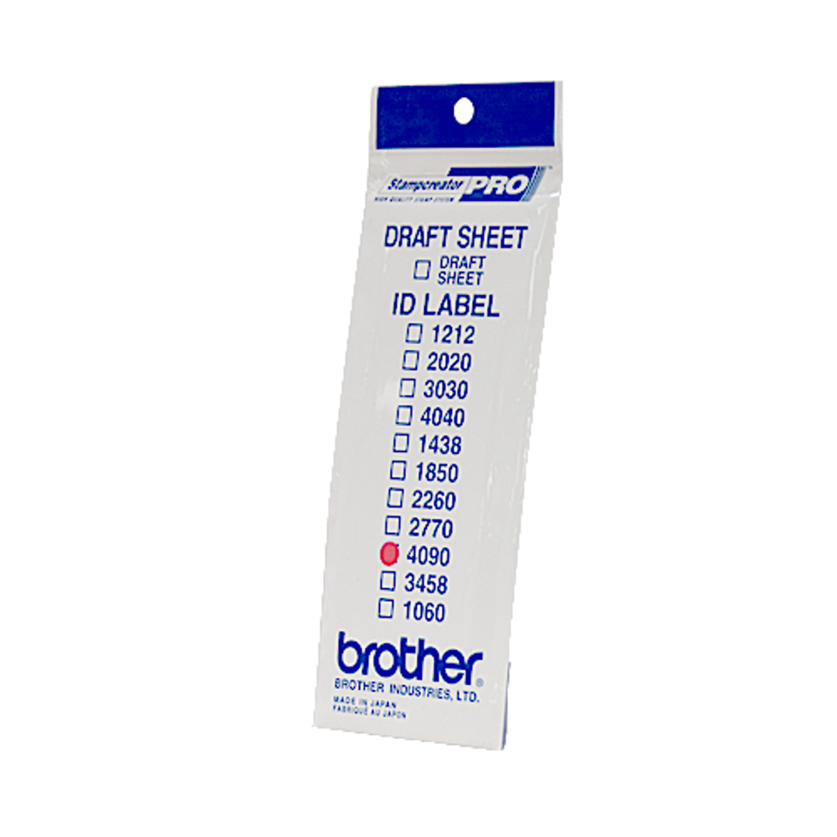 Etiqueta adhesiva Brother 40 × 90 mm Blanco ID4090