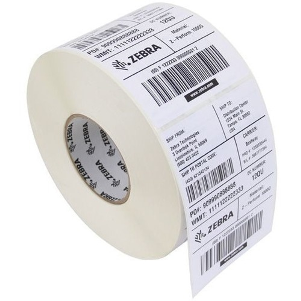 Etiquetas adhesivas Zebra PolyPro 102 × 51 mm 4 unidades 3010793