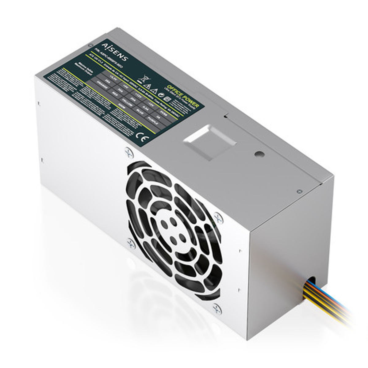 Fuente de alimentación AISENS TFX 500W OEM Plata - vista 2