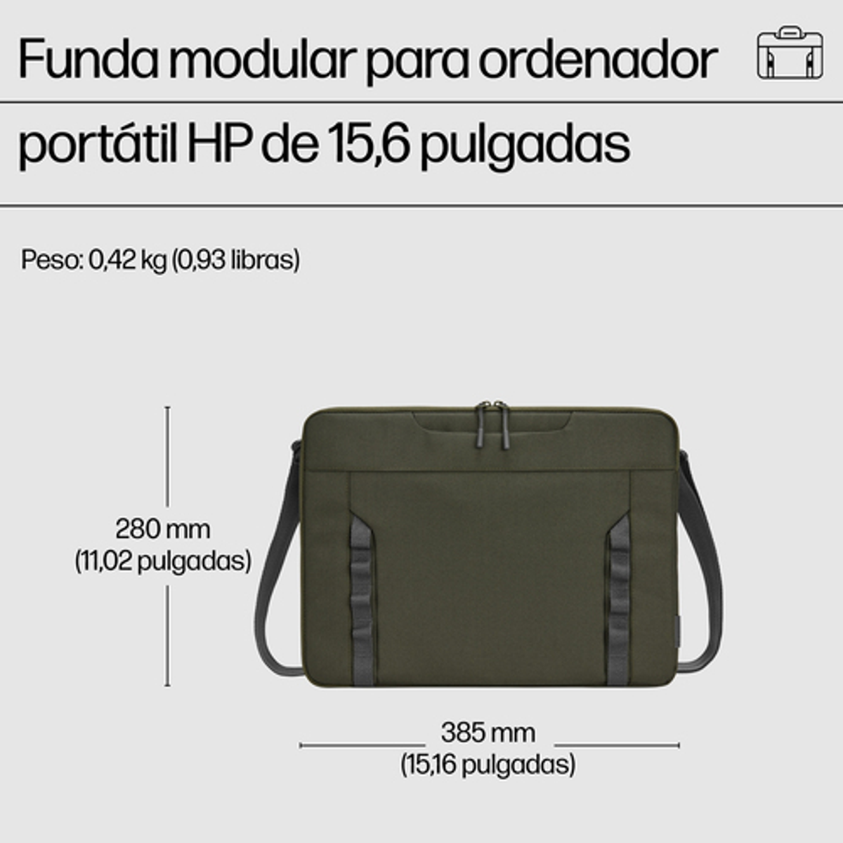 Funda para portátil HP 9J4C3AA 15,6" Multicolor - vista 2