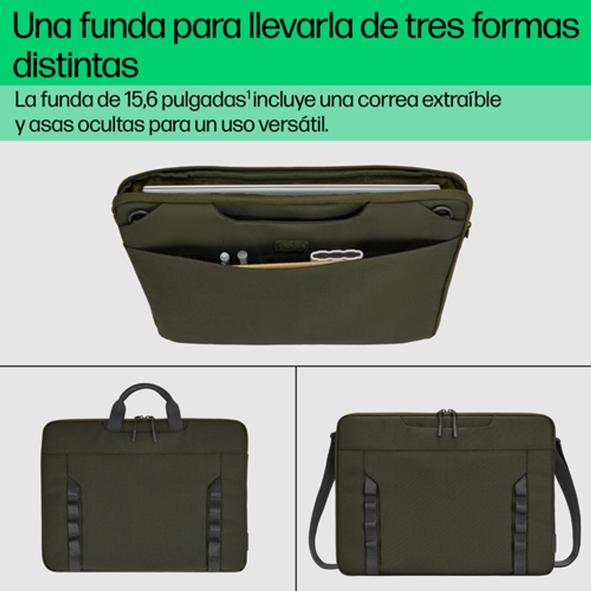 Funda para portátil HP 9J4C3AA 15,6" Multicolor - vista 6