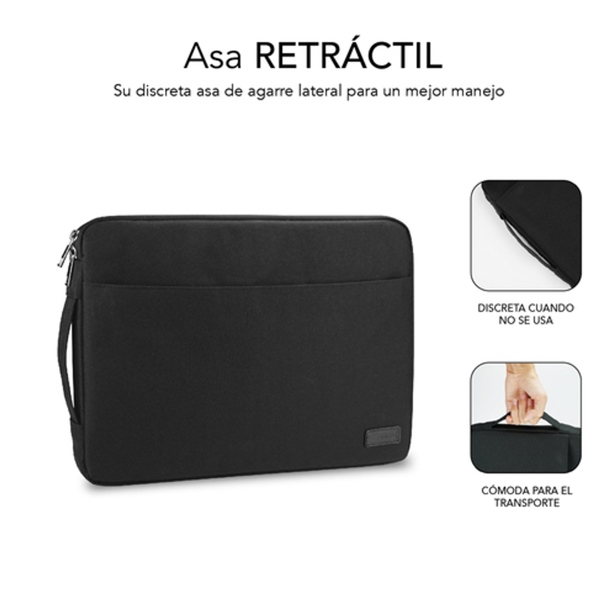 Funda para portátil Subblim SUB-LS-0PS0001 13,3"–14" Negro - vista 3