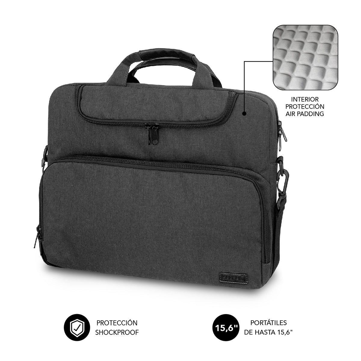 Funda Subblim SUBLB-4APLB60 15,6 pulgadas gris