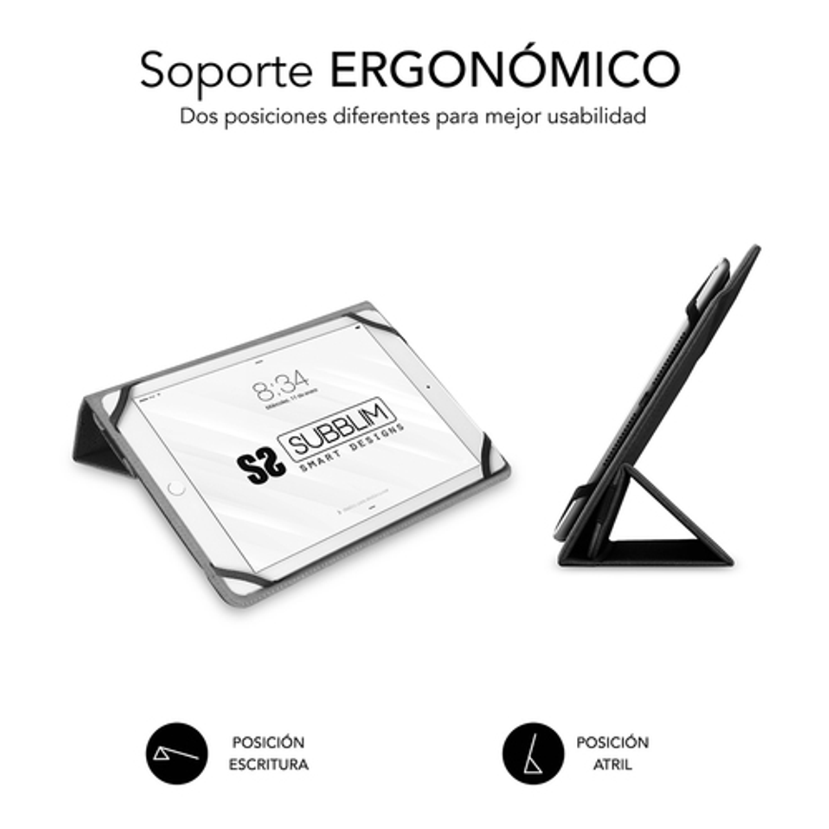 Funda para tablet Subblim SUB-CUT-2FC001 10,1" Negro - vista 3