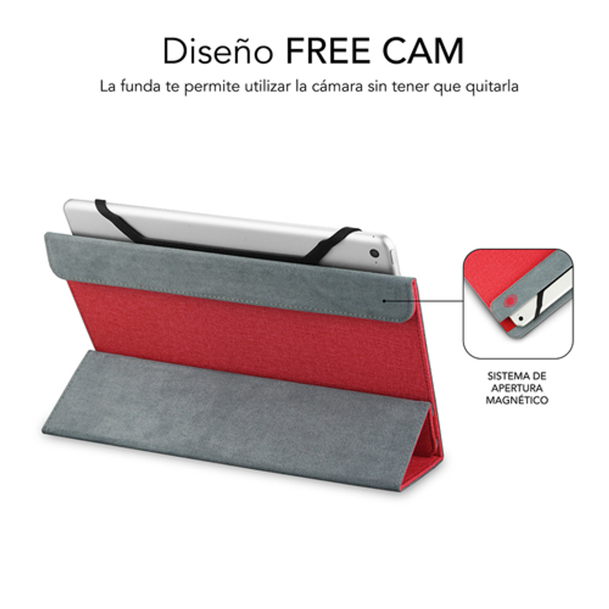 Funda para tablet Subblim SUB-CUT-2FC002 10,1" Rojo - vista 2