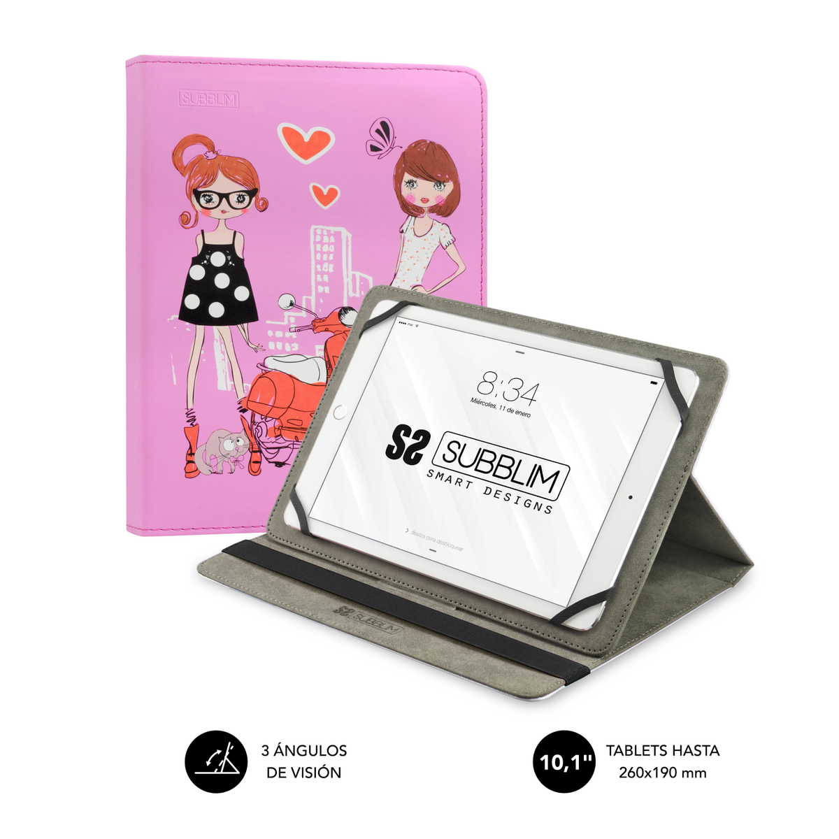 Funda para tablet Subblim SUB-CUT-4TC004 10,1" Multicolor