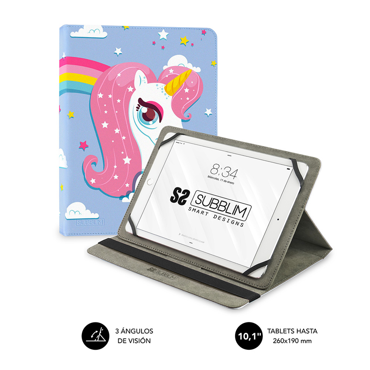 Funda para tablet Subblim SUB-CUT-4TC008 10,1" Multicolor