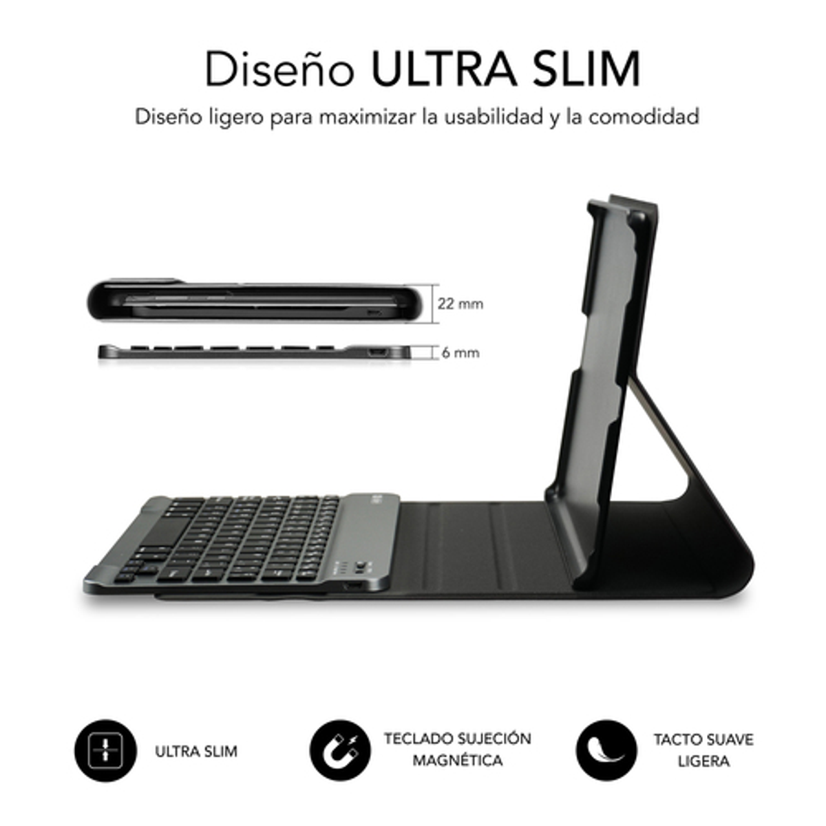 Funda con teclado Subblim SUBKT3-BTS060 Negro - vista 4