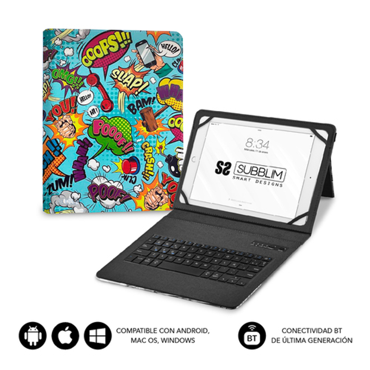 Funda con teclado Subblim SUBKT5-BTTC20 11" - vista 2