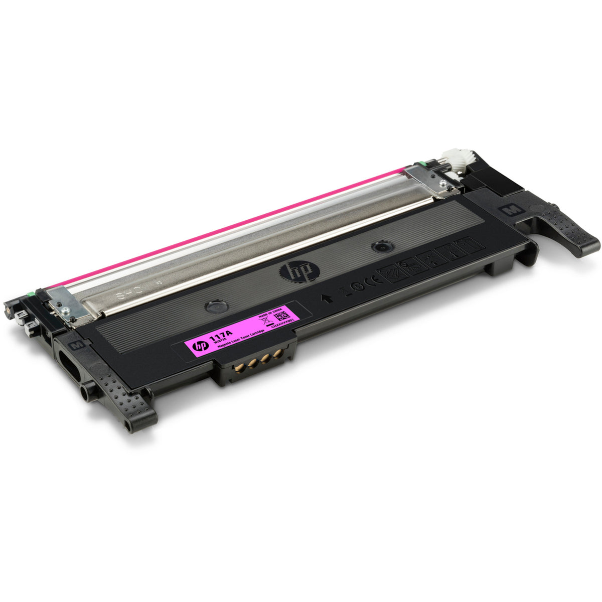 Cartucho de tóner HP 117A W2073A magenta original, vista en perspectiva