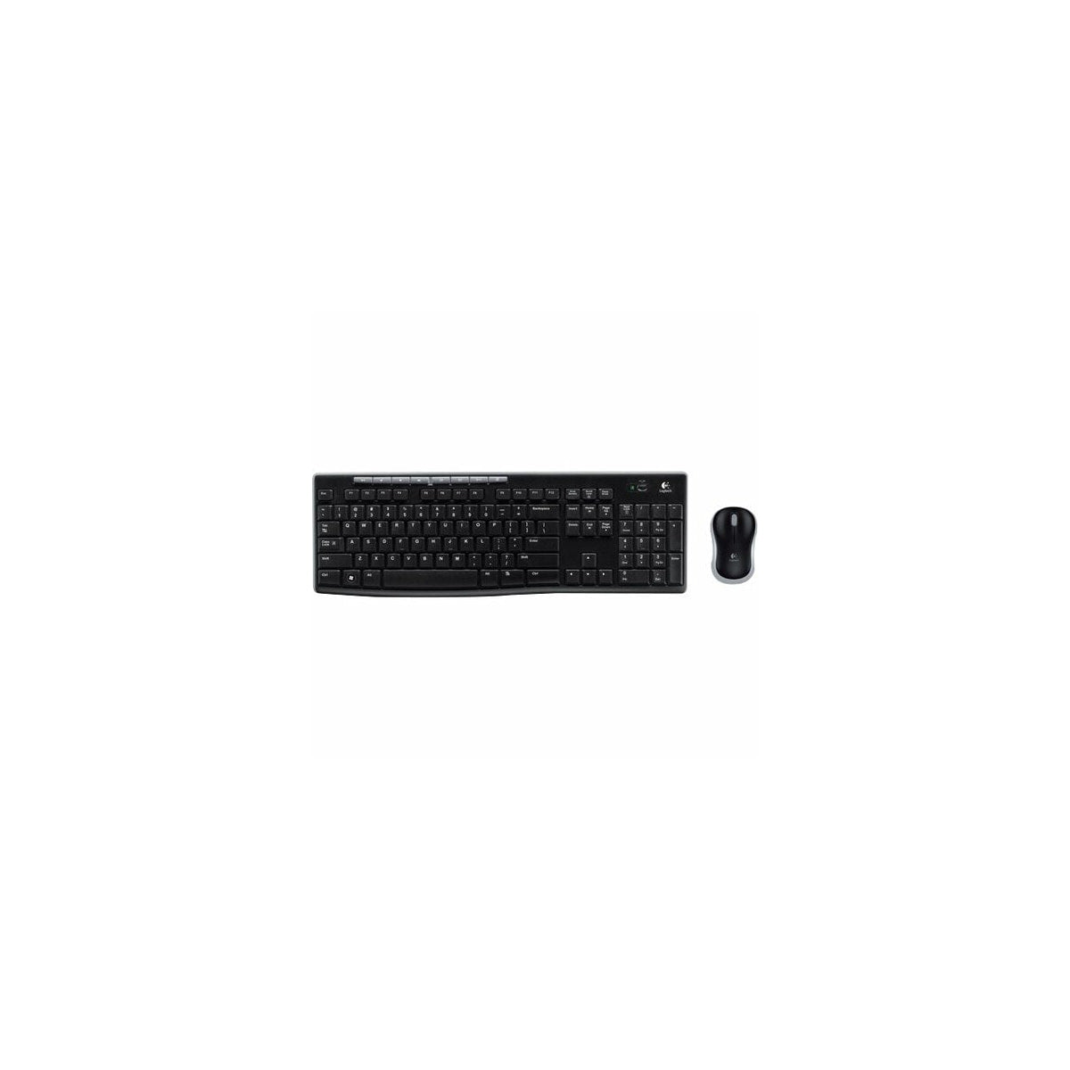 Kit teclado y ratón Logitech MK270 inalámbrico italiano negro, vista principal