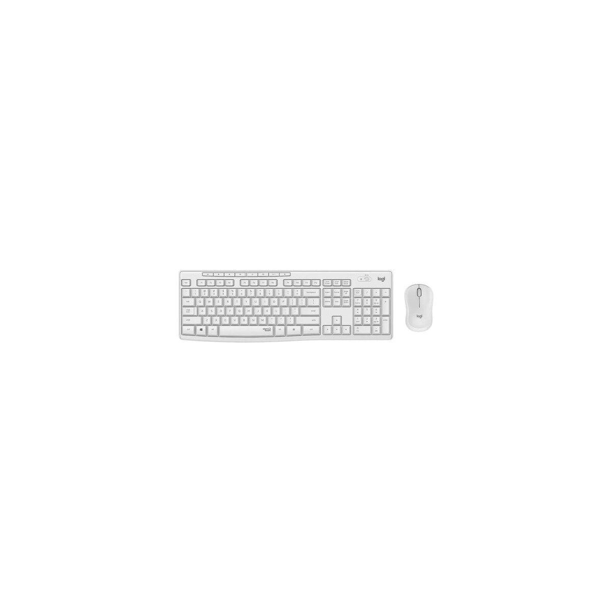 Kit teclado y ratón Logitech MK295 Silent español blanco roto, vista 2