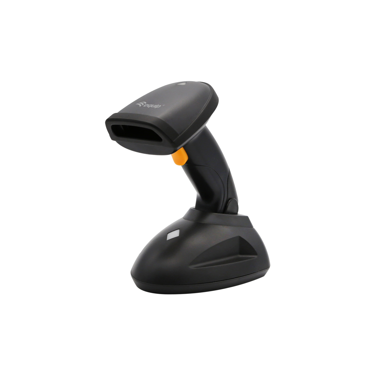 Lector de códigos Equip inalámbrico larga distancia láser 2D con soporte 351026