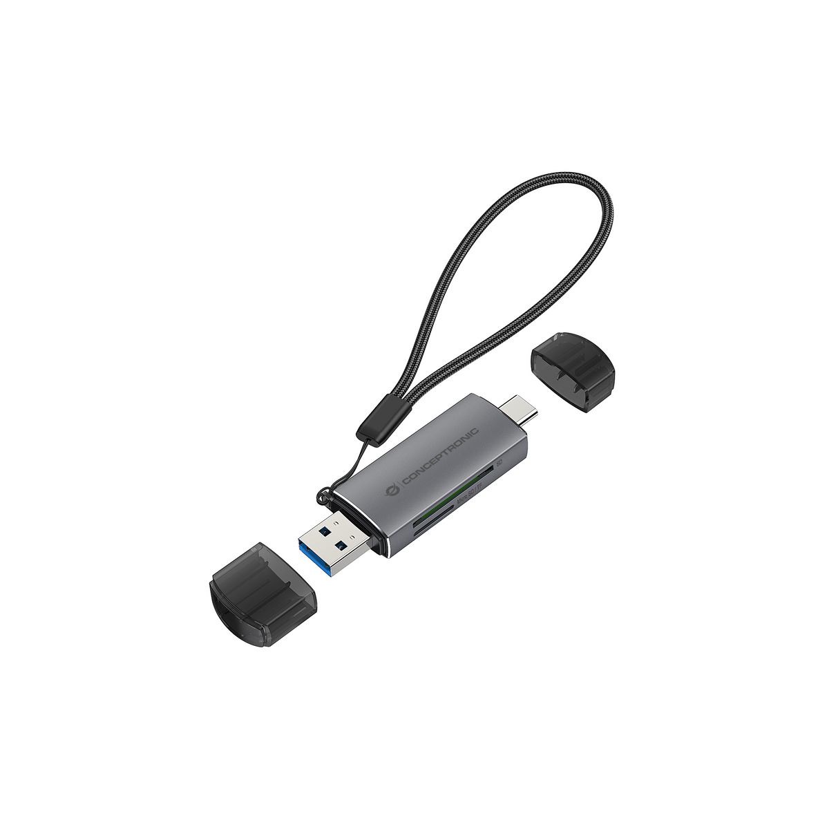Lector de tarjetas de memoria Conceptronic USB-A + USB-C (BIAN05G)