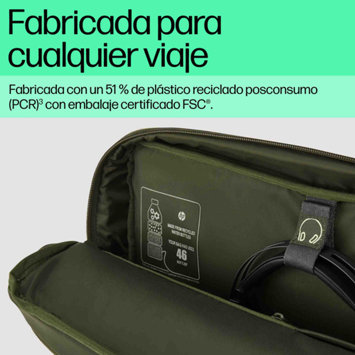 Maletín para portátil HP 9J4C2AA 15,6" Multicolor - vista 8