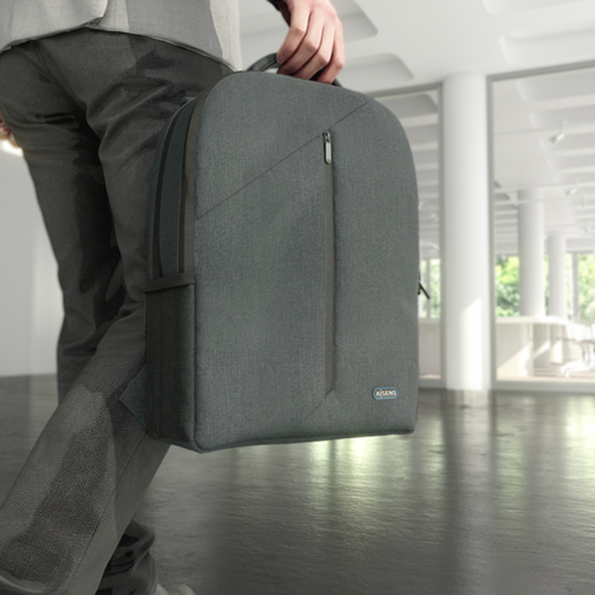 Mochila para portátil AISENS ASBG-BP084-GR 15,6" Gris - vista 6