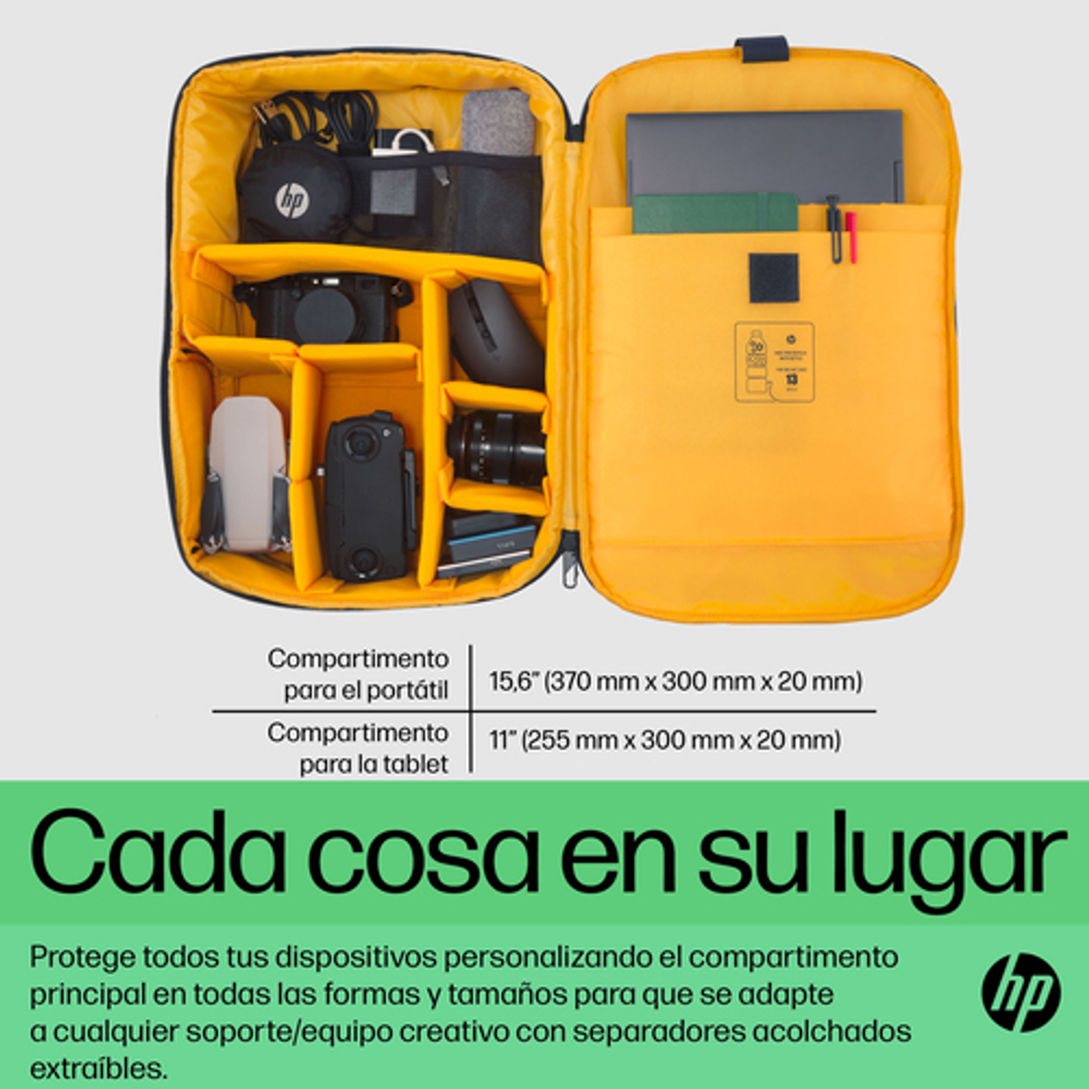 Mochila para portátil HP 6M5S3AA 15,6" Azul - vista 10